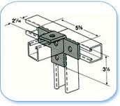 5 Hole Bent Tee Cross